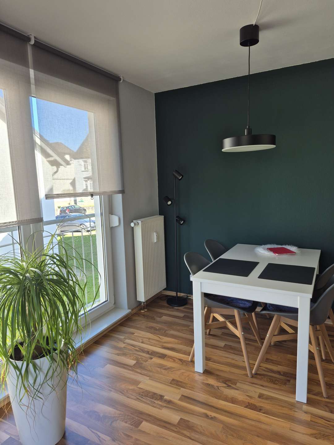Essbereich im Wohnzimmer